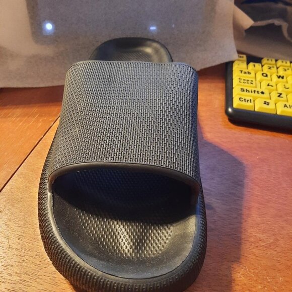 NEW ! Joomra Men Nonslip Slipper Slide Sandal Black Size SzUS12-13/EU46-47 - Picture 3 of 5